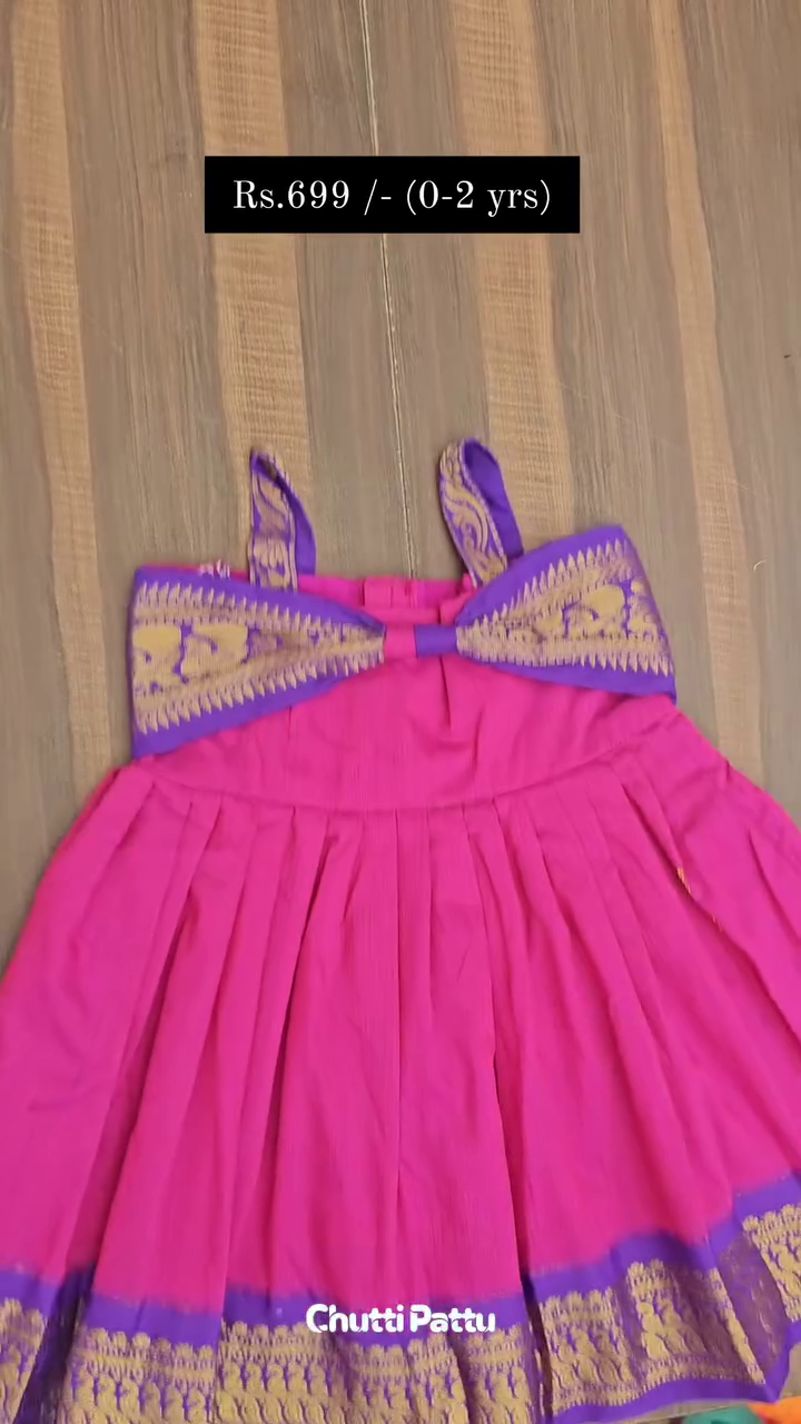 Pink Pure Kalyani Cotton Sleeveless Frock | CPM_0290_PNK