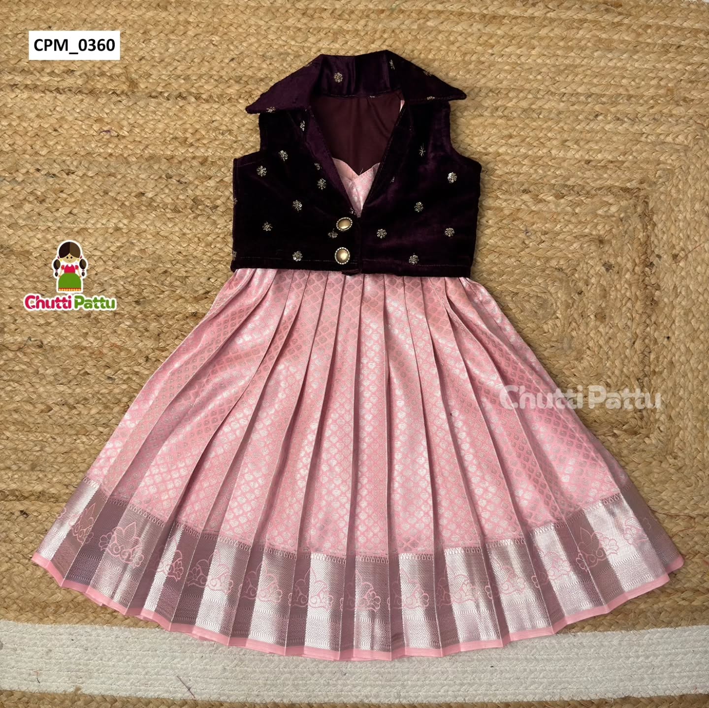 Wine Velvet & Kanchi Silk Budget Friendly Combo | CPM_0360