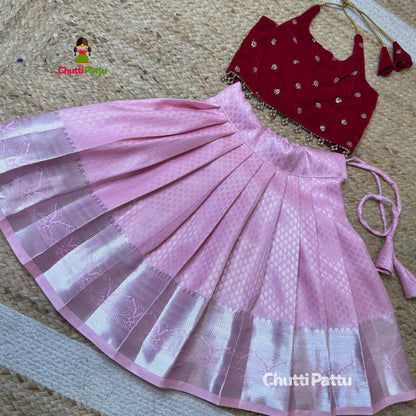 Dark Pink & Baby Pink Halter Neck Set | CPM_0378