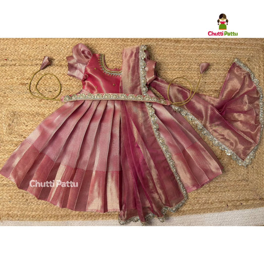 Deema - Jyothika-Inspired Long Gown with Dupatta & Hip Belt | CPM_0411