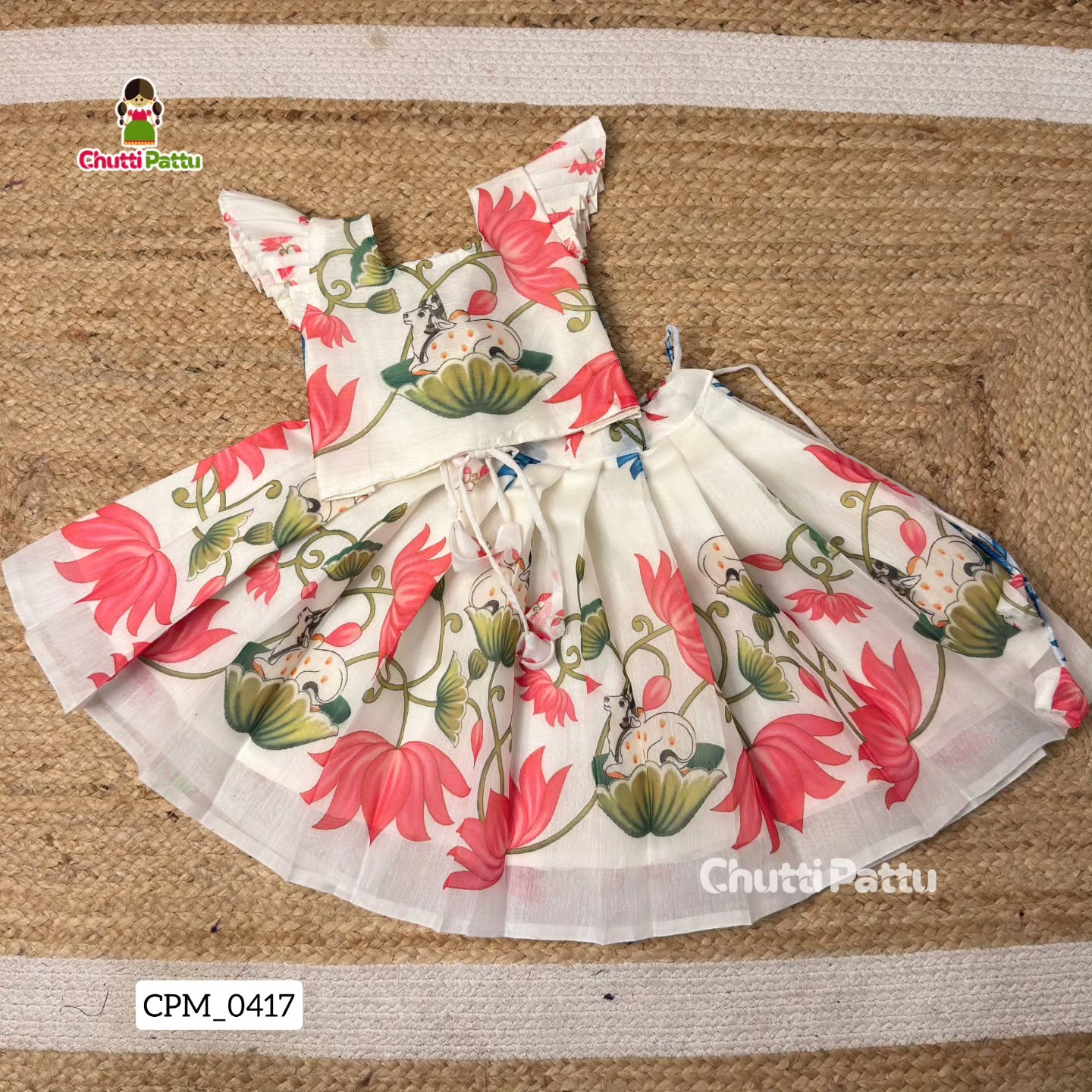 Atrium White Chanderi Cotton Set | CPM_0417