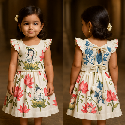 Atrium White Chanderi Cotton Set | CPM_0417