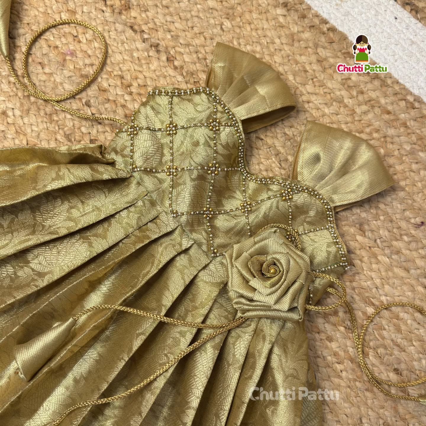Golden Rose Elegance – Inspired by Nita Ambani | CPM_0421