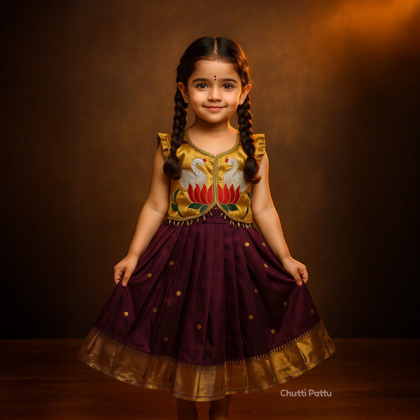 Malar – The Graceful Swan Ensemble Aari work| CPM_0424