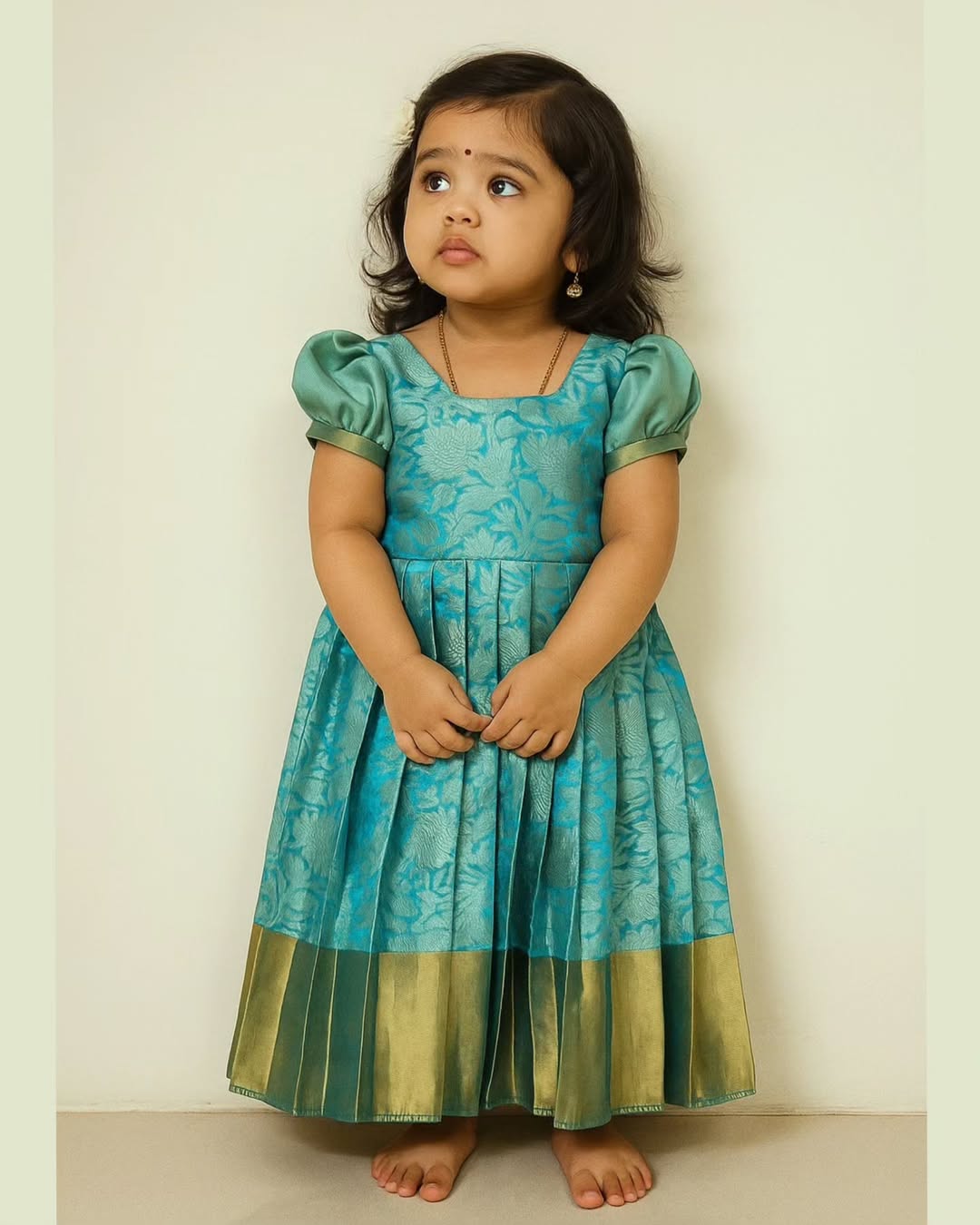 Aqua Green - Nita Ambani Inspired Premium Tissue Silk | CPM_0432_AGR