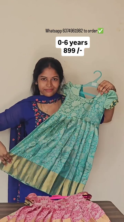 Aqua Green - Nita Ambani Inspired Premium Tissue Silk | CPM_0432_AGR