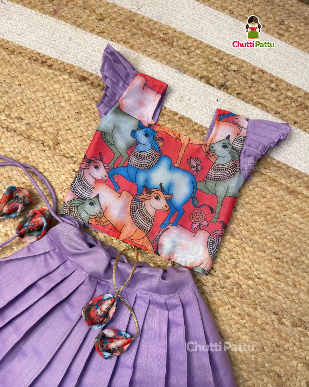 Lavender Super Comfortable Chanderi Cotton Outfit | CPM_0434