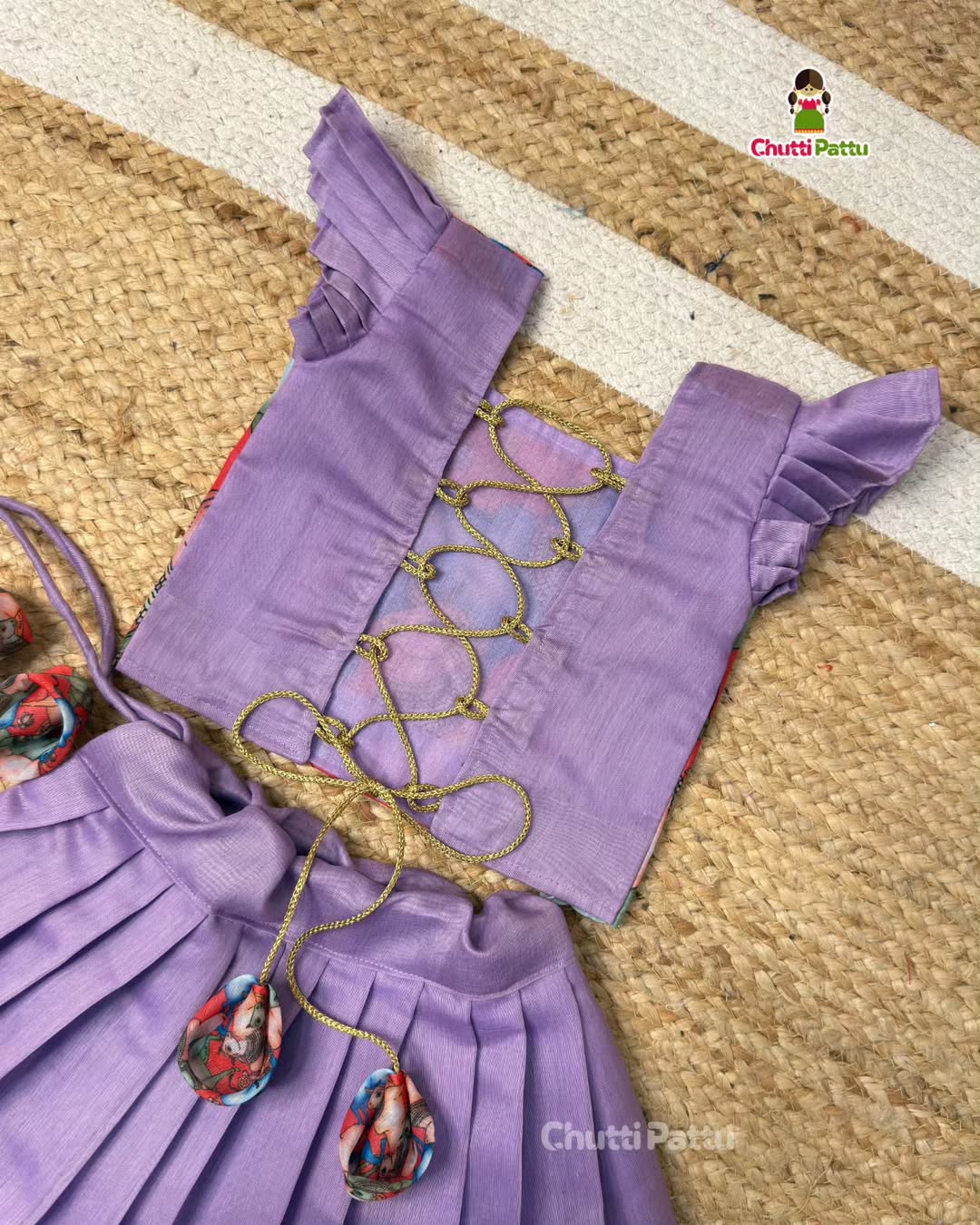 Lavender Super Comfortable Chanderi Cotton Outfit | CPM_0434