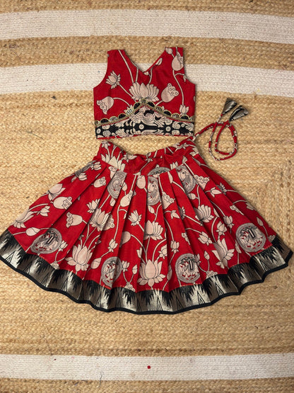 Red & Black Cotton Set | CPM_0456