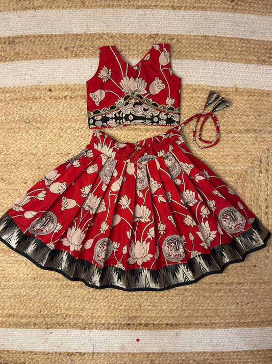 Red & Black Cotton Set | CPM_0456