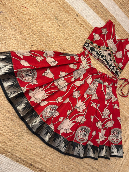 Red & Black Cotton Set | CPM_0456