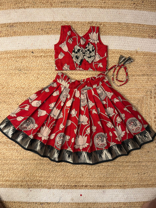 Red & Black Cotton Set | CPM_0456