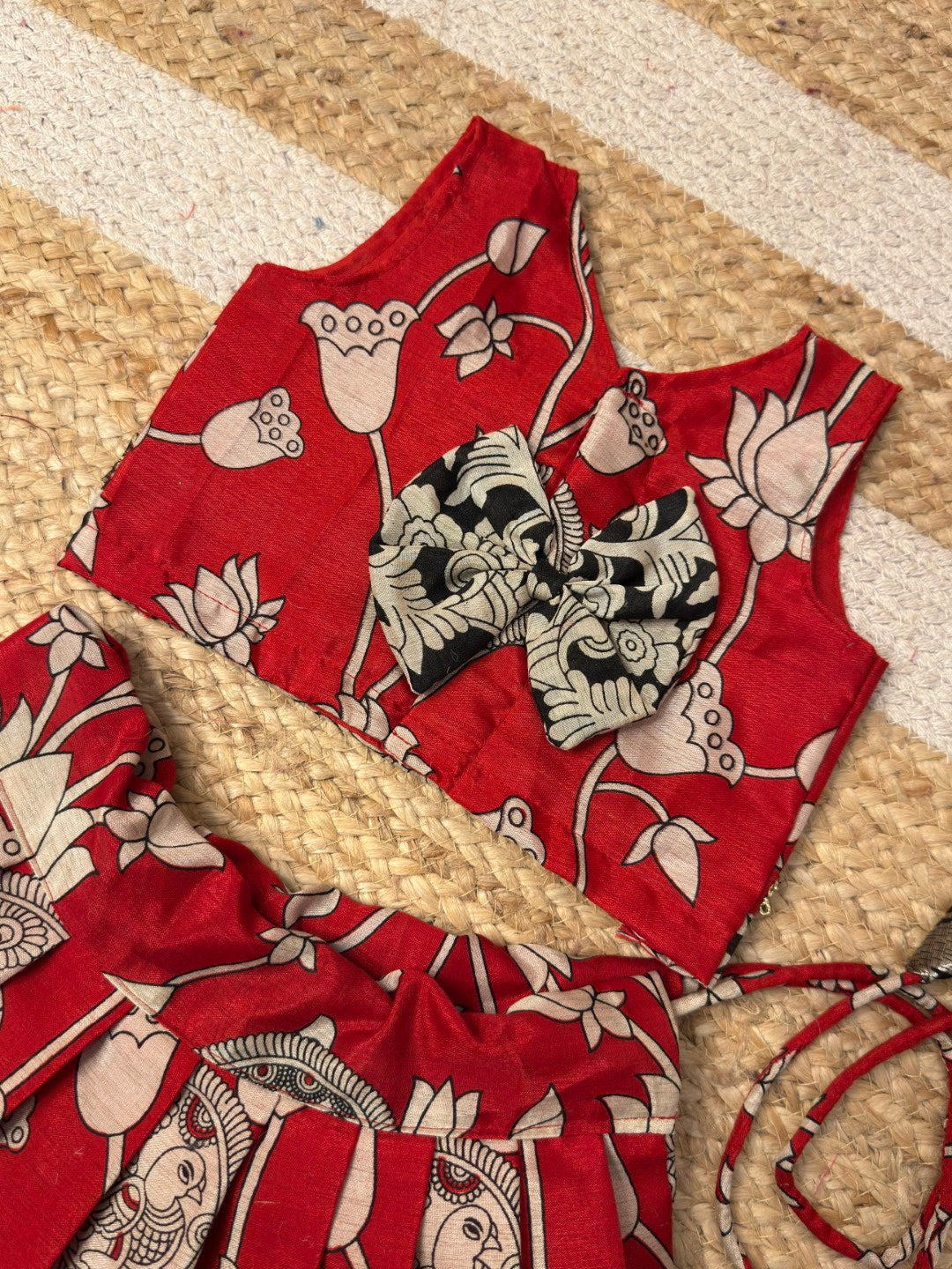 Red & Black Cotton Set | CPM_0456