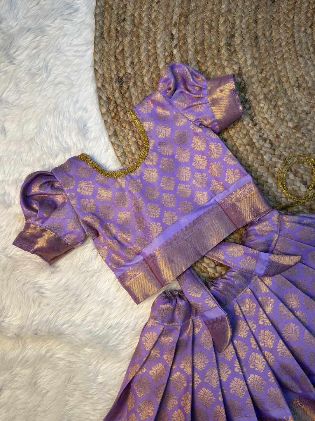 Lavender Kanchi Soft Silk Pattu Pavadai | CPM_0564