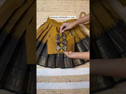 Mustard Yellow Kanchi Cotton Set | CPM_0469